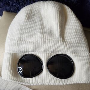Winter Beanie Cap with Tinted Eye Protection